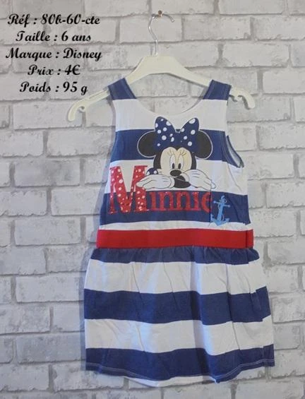 Robe 6 ans Disney (80b-60-cte)